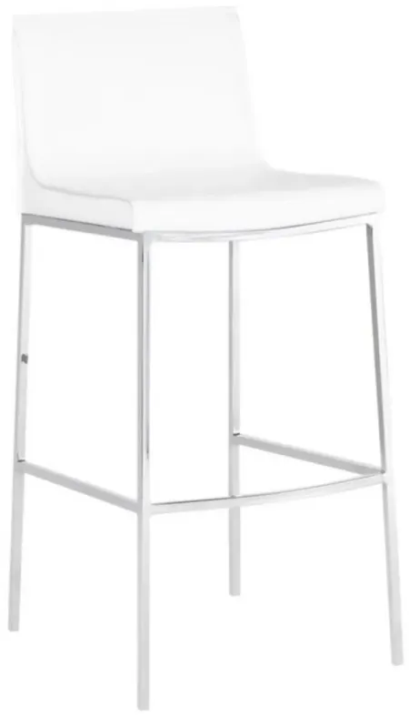 Colter Counter Stool in WHITE by Nuevo