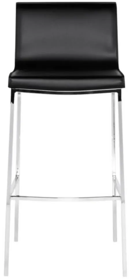 Colter Bar Stool in BLACK by Nuevo