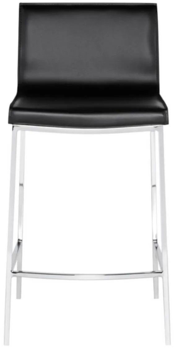 Colter Counter Stool in BLACK by Nuevo
