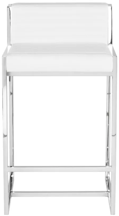 Zola Counter Stool in WHITE by Nuevo