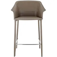 Callie Counter Stool in Light Mocha by New Pacific Direct