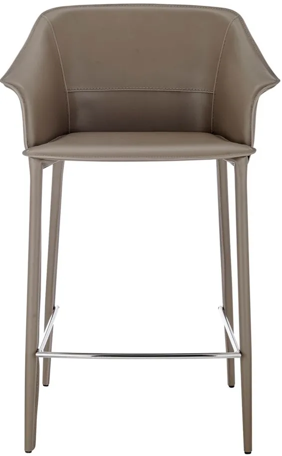 Callie Counter Stool in Light Mocha by New Pacific Direct