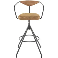 Akron Bar Stool in UMBER TAN by Nuevo