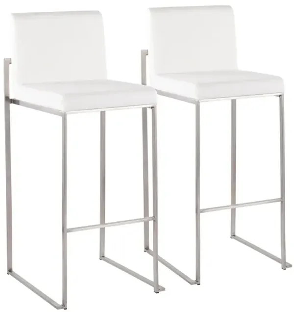 Fuji High Back Barstool - Set of 2