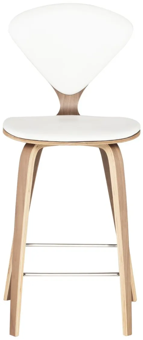 Satine Counter Stool in WHITE by Nuevo