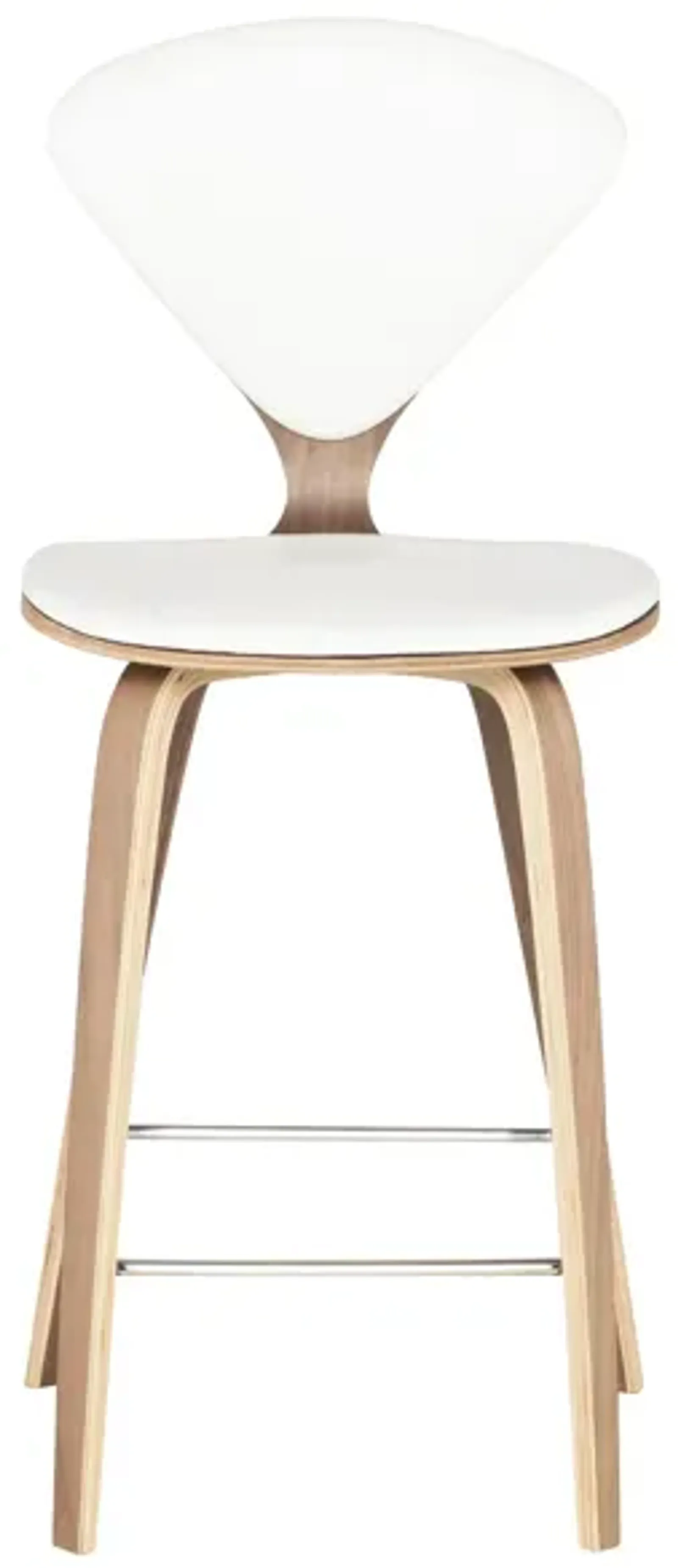 Satine Counter Stool in WHITE by Nuevo