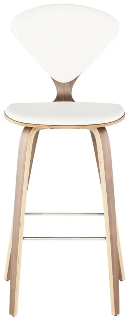 Satine Bar Stool in WHITE by Nuevo