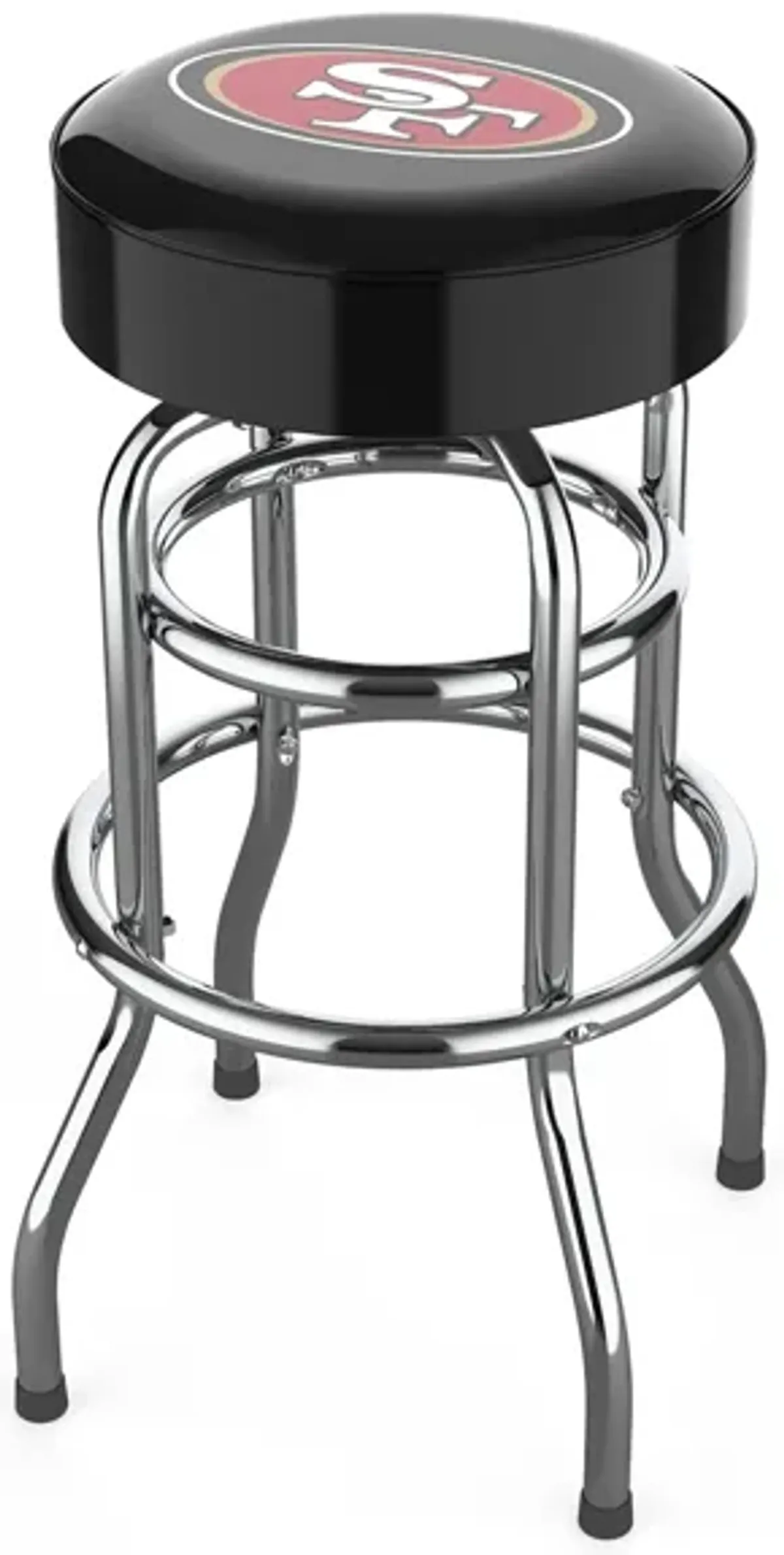 NFL Backless Swivel Bar Stool in San Francisco 49ers by Imperial International