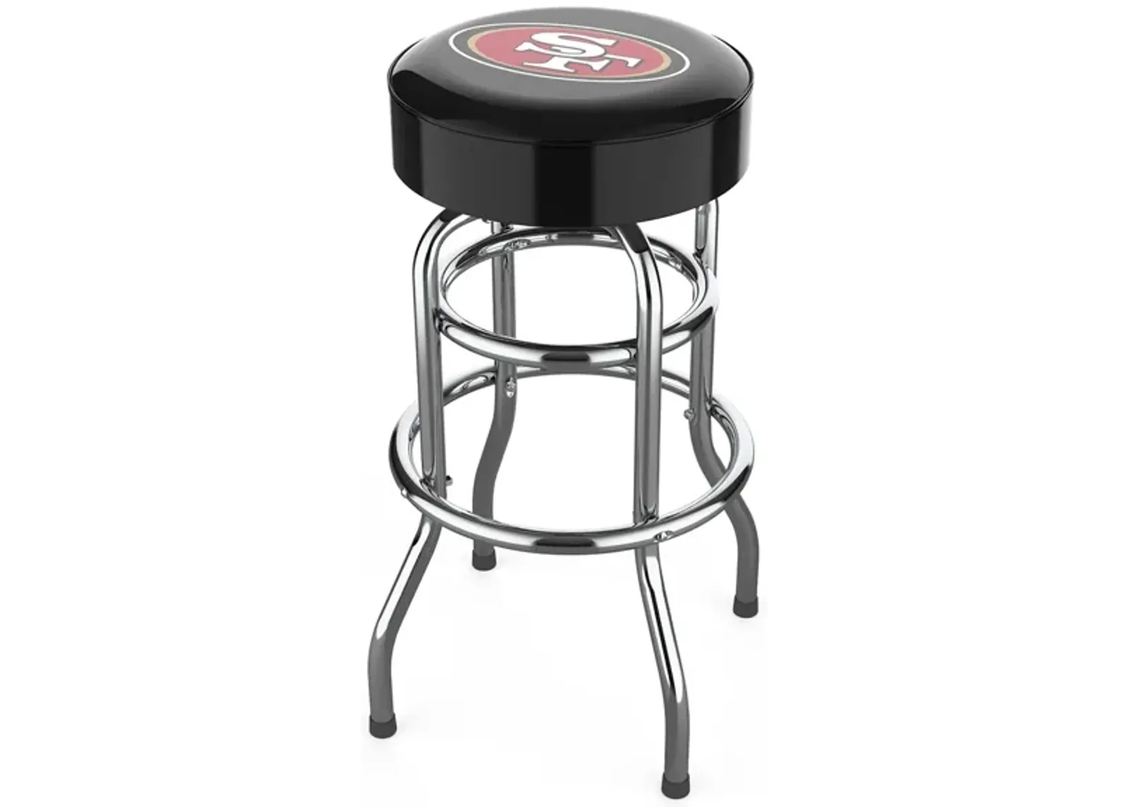 NFL Backless Swivel Bar Stool in San Francisco 49ers by Imperial International