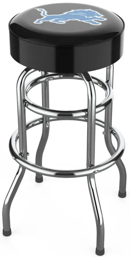 NFL Backless Swivel Bar Stool in Detroit Lions by Imperial International