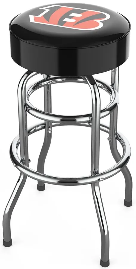 NFL Backless Swivel Bar Stool in Cincinnati Bengals by Imperial International