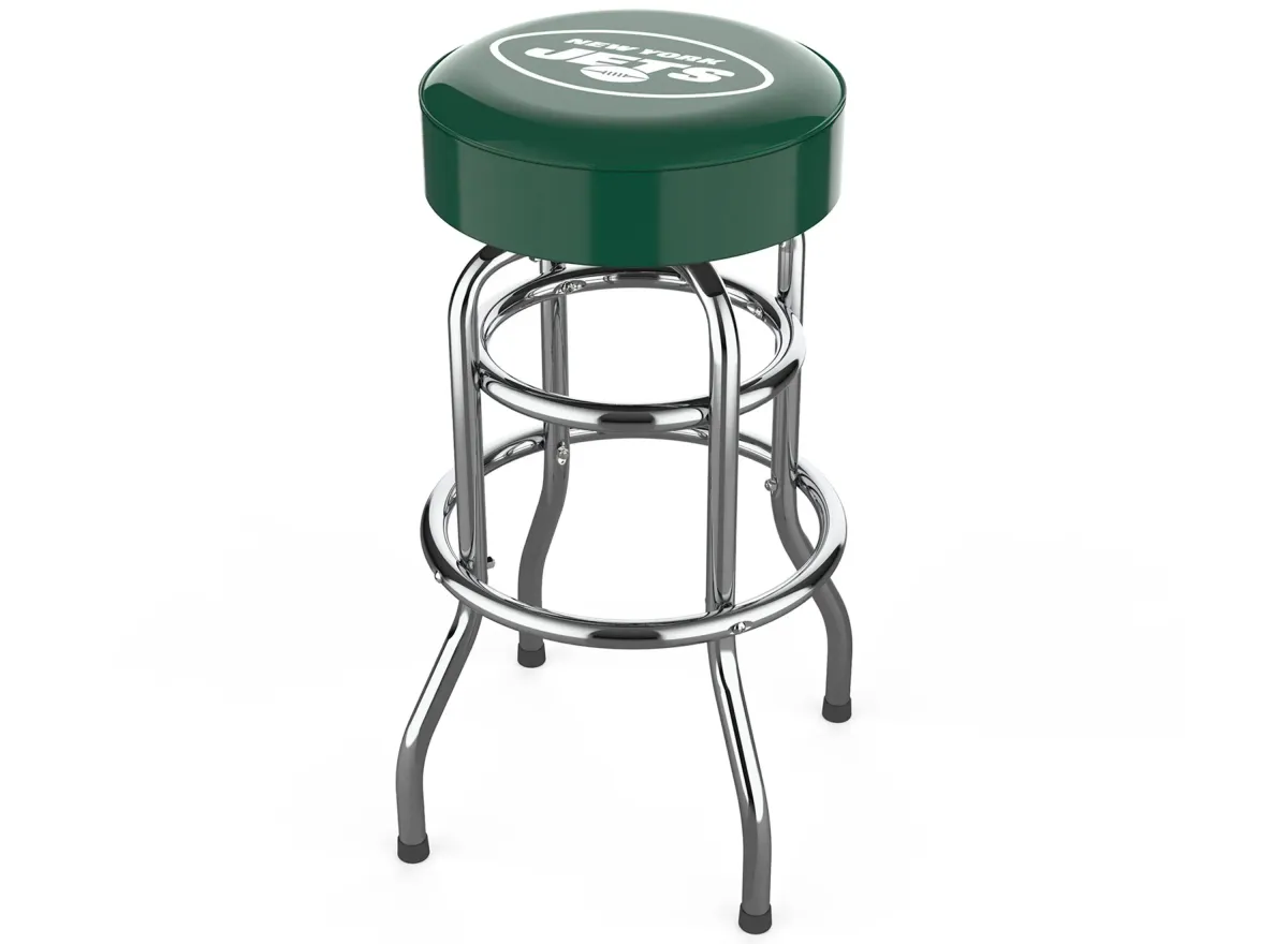 NFL Backless Swivel Bar Stool in New York Jets by Imperial International