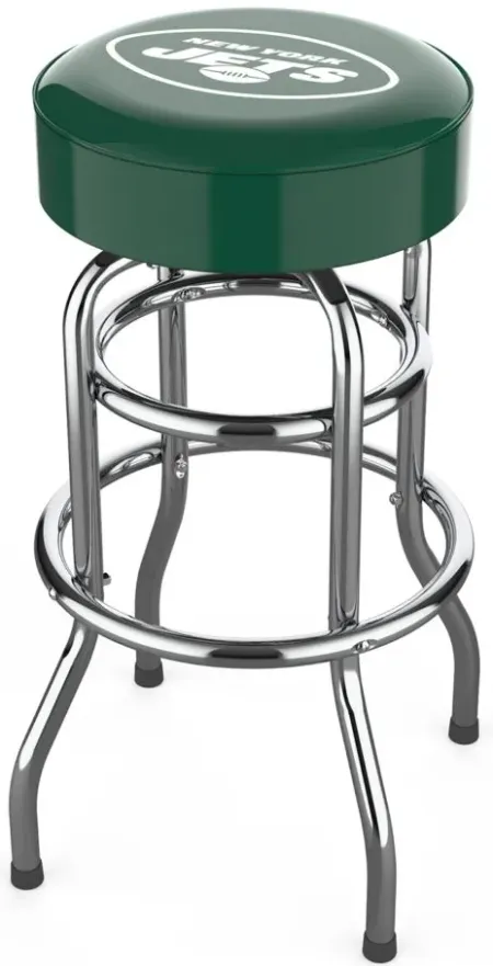 NFL Backless Swivel Bar Stool in New York Jets by Imperial International