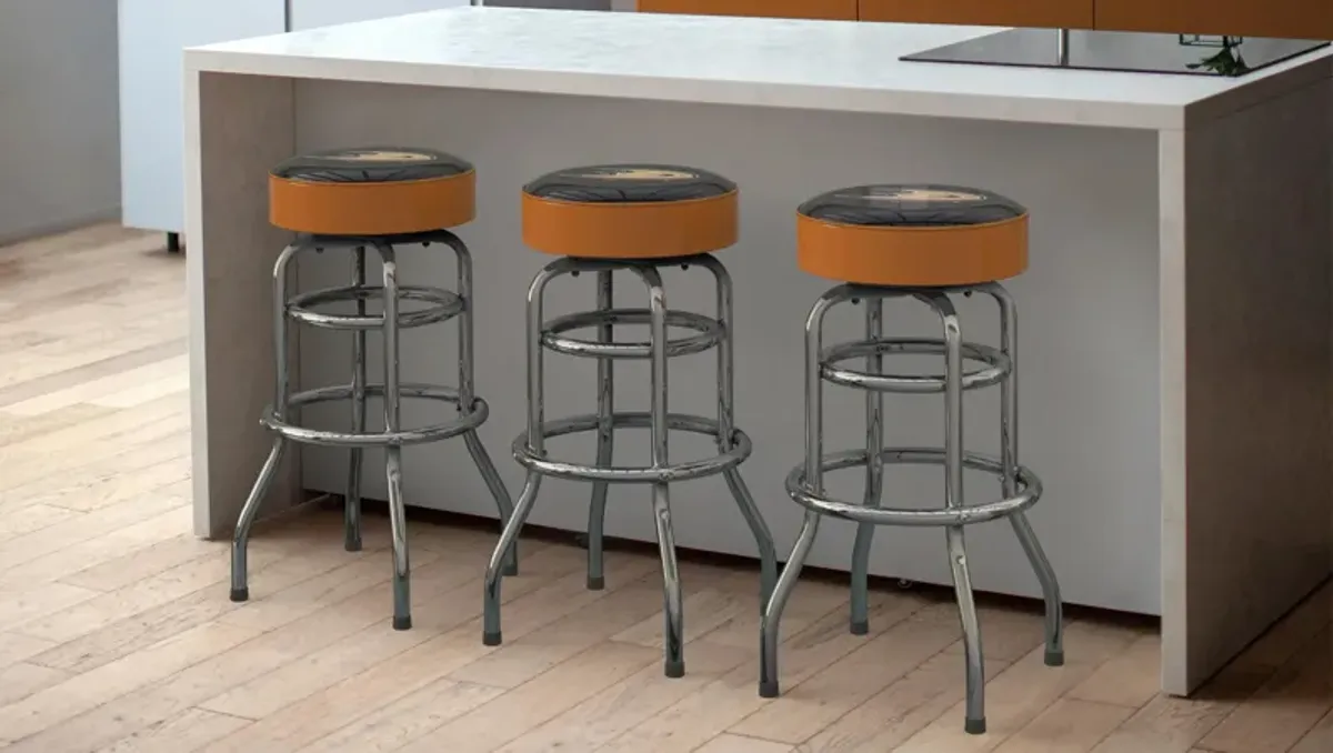 NHL Backless Swivel Bar Stool