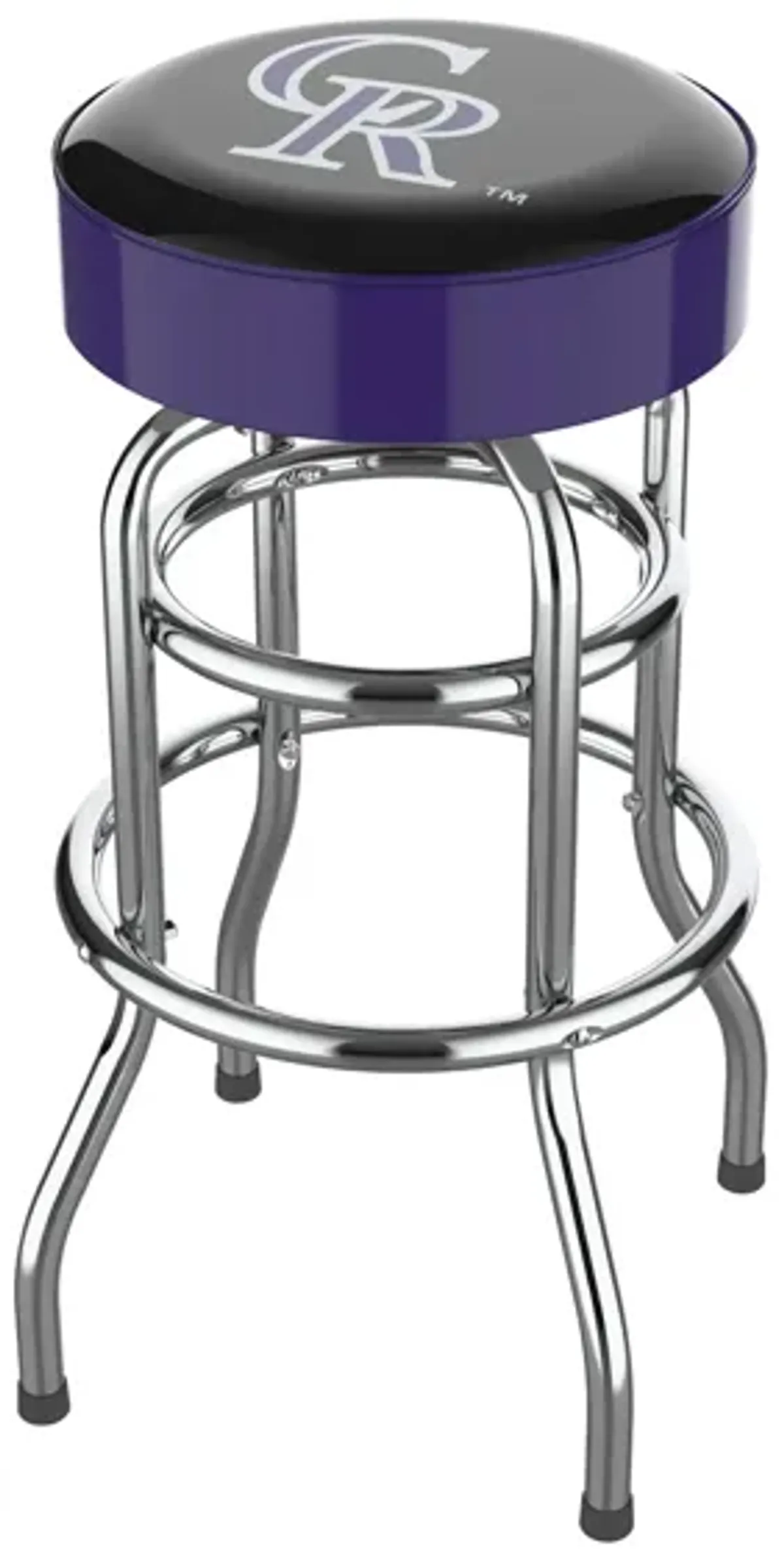 MLB Backless Swivel Bar Stool