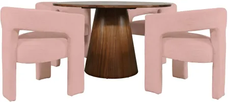 Gwen Dining Set -5pc. in Pink by Jofran