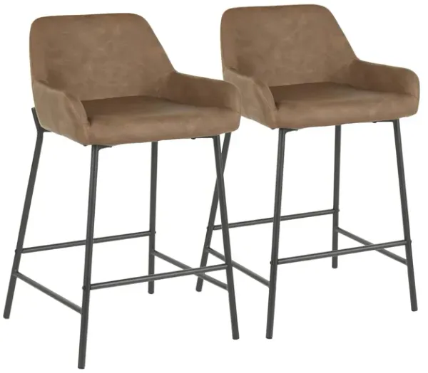 Daniella Counter-Height Stool - Set of 2