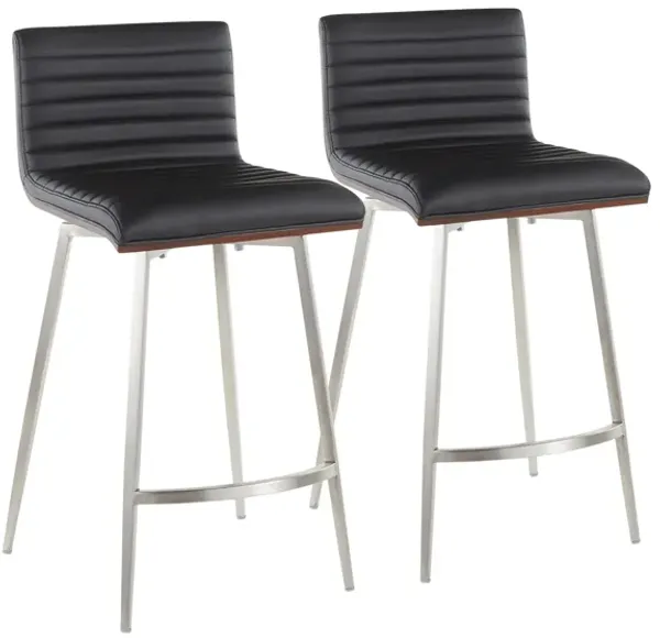 Mason Swivel Counter-Height Stool - Set of 2