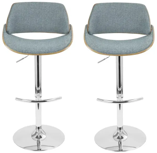 Fabrizzi Adjustable Barstool- Set of 2