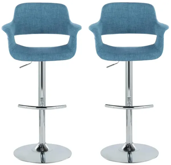 Vintage Flair Adjustable Barstool- Set of 2