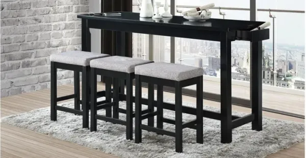 Holders 4-pc. Counter-Height Dining Set W/ Usb Port And Power Outlet