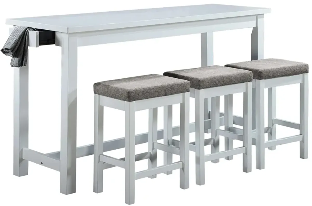 Holders 4-pc. Counter-Height Dining Set W/ Usb Port And Power Outlet