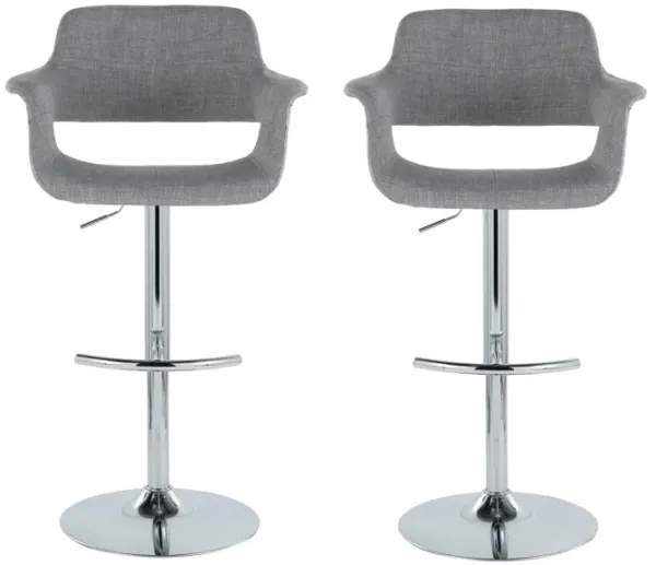 Vintage Flair Adjustable Barstool- Set of 2