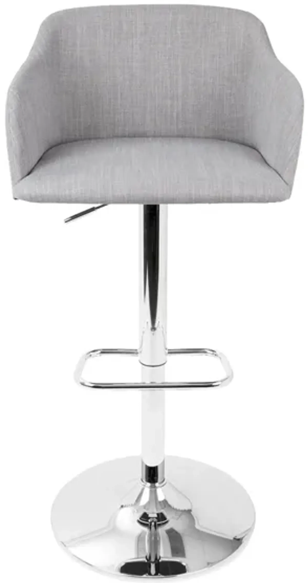 Daniella Barstool in Light Grey by Lumisource