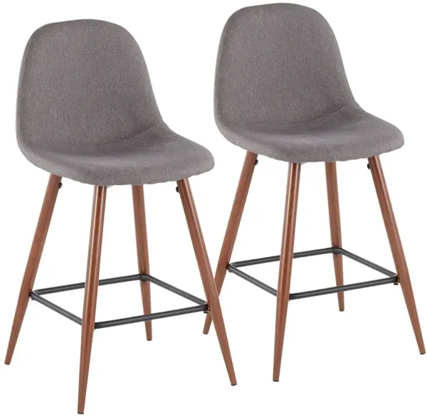 Pebble Counter Stools: Set of 2