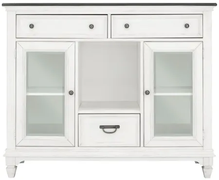 Shelby Buffet w/ Wine Storage in White / Gray by Liberty Furniture