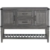 Foundry Server in Brushed Pewter by Intercon
