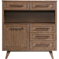 Oslo Cabinet in Weathered Chestnut by Intercon