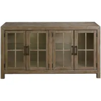 Bellamy Buffet with Lighting in Dove Tail Gray by Magnussen Home