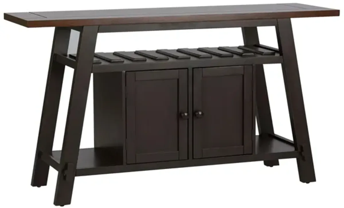 Timothy Server w/ Wine Storage