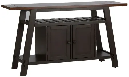 Timothy Server w/ Wine Storage in Black by Liberty Furniture