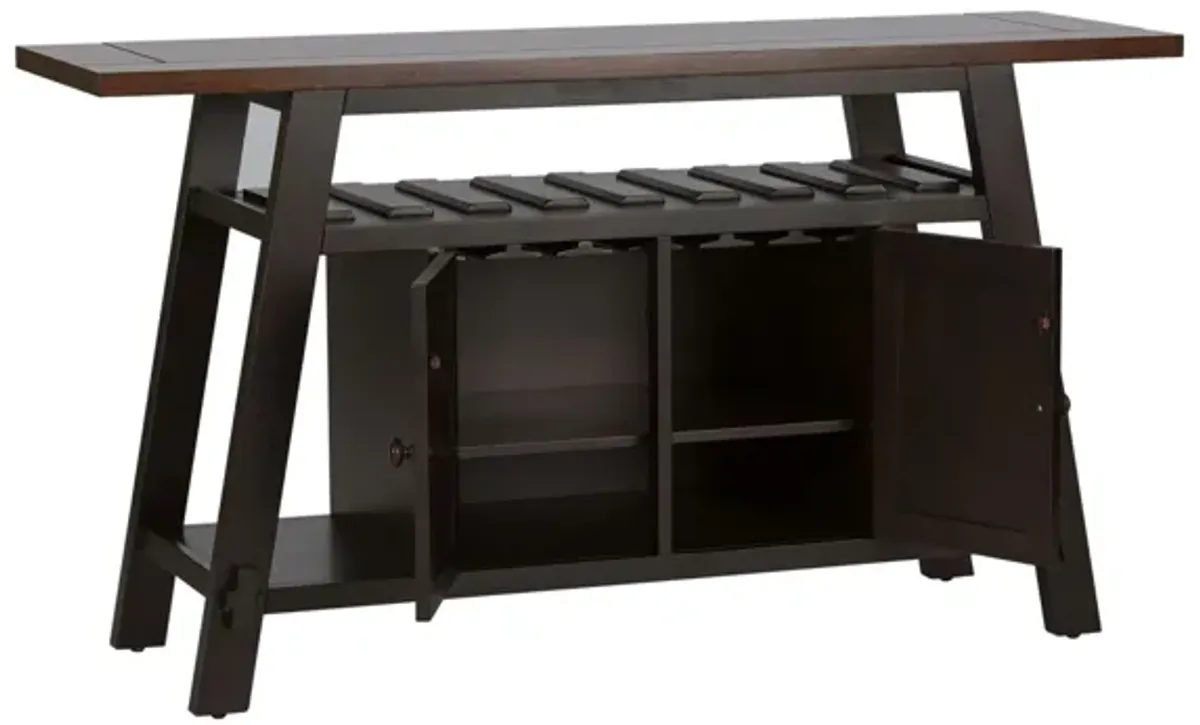 Timothy Server w/ Wine Storage