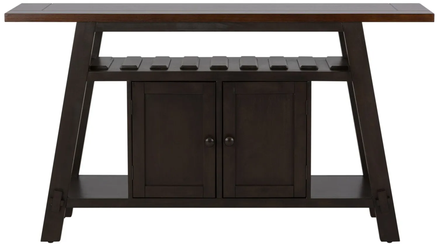 Timothy Server w/ Wine Storage in Black by Liberty Furniture