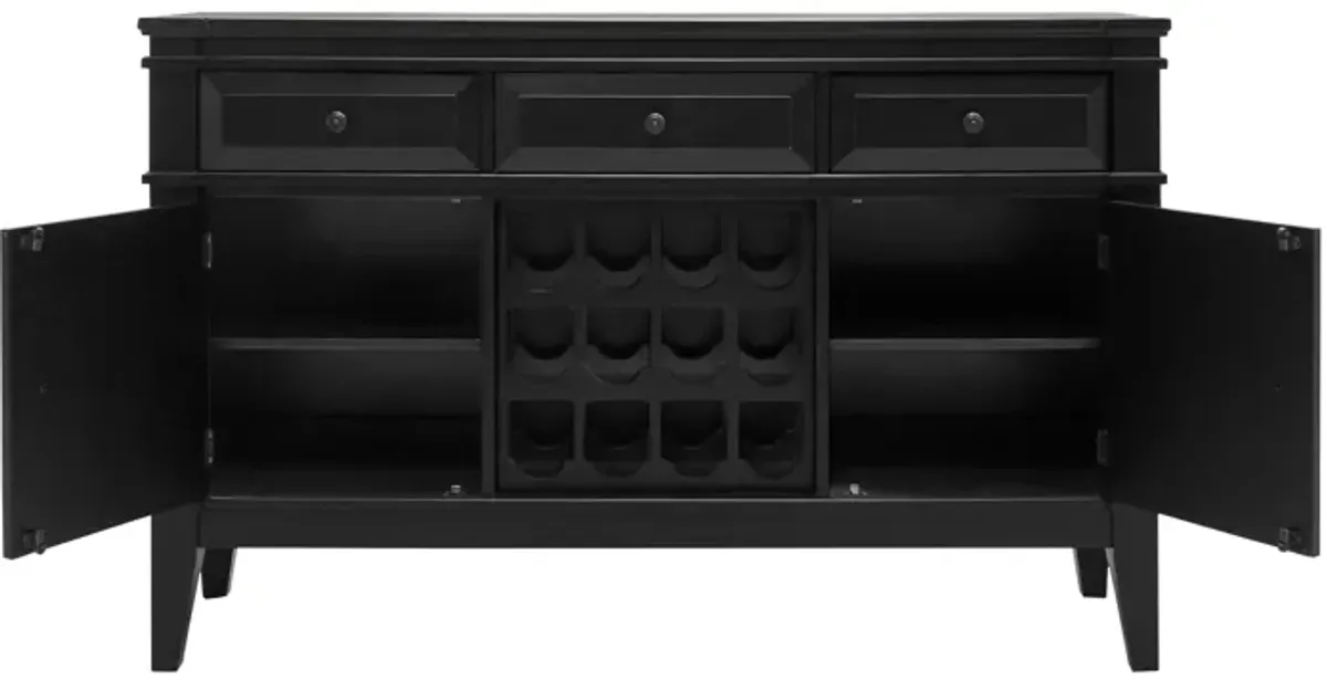 Halden Server w/ Wine Storage