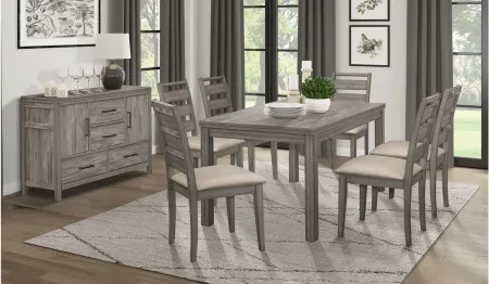 Simone Dining Room Server in Weathered Gray by Homelegance