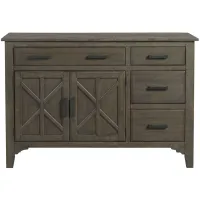 Sullivan Server in Brushed Charcoal by Intercon