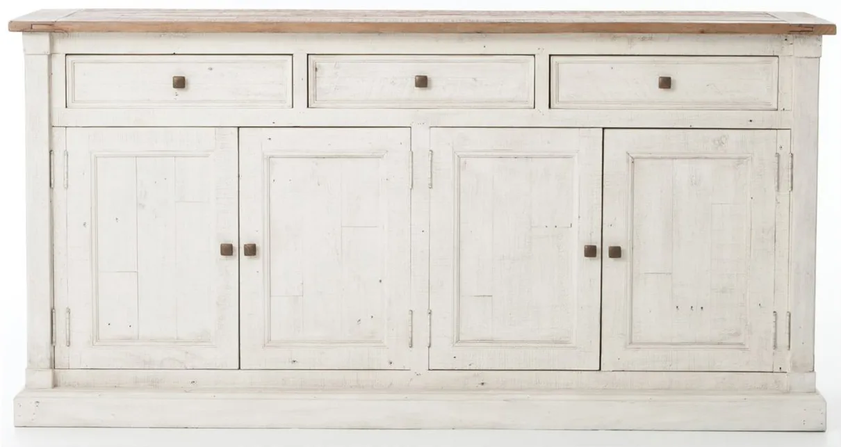 Cintra Sideboard in Driftwood / Limestone White by Four Hands