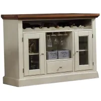 Choices Server w/ Wine Storage in Antique White by ECI