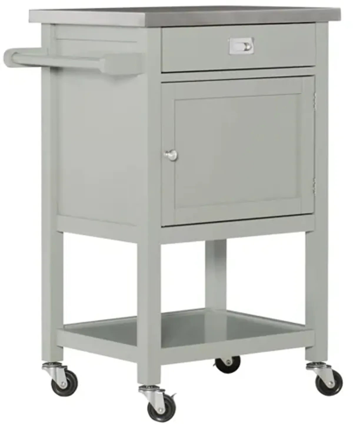 Amelia Apartment Cart in Gray by Linon Home Decor