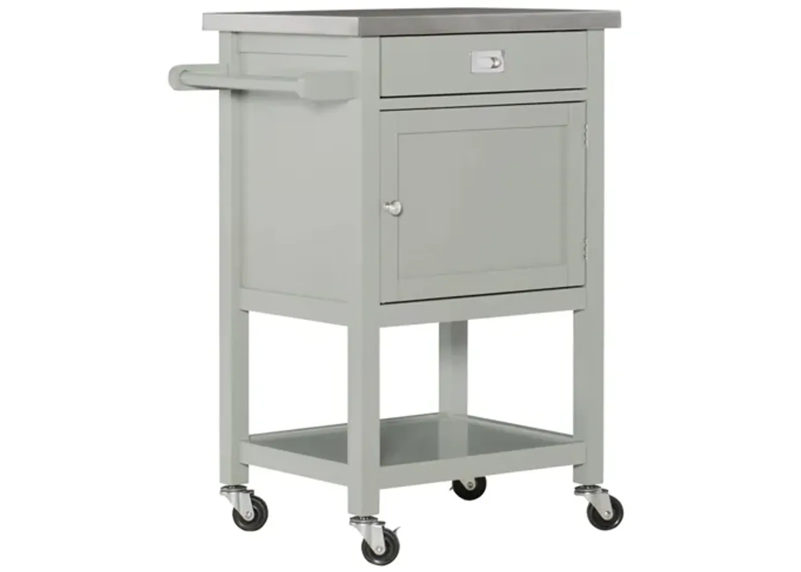 Amelia Apartment Cart in Gray by Linon Home Decor