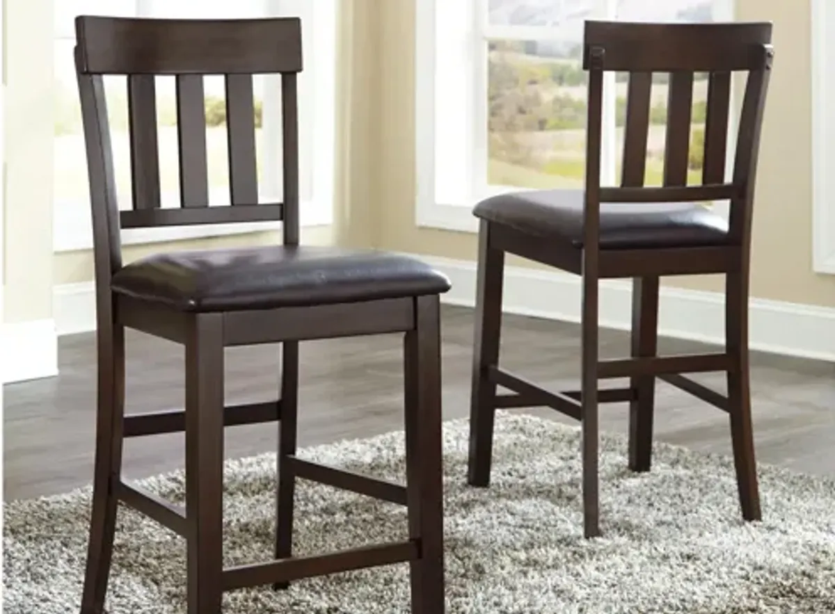 Haddigan Casual Upholstered Barstool Set of 2