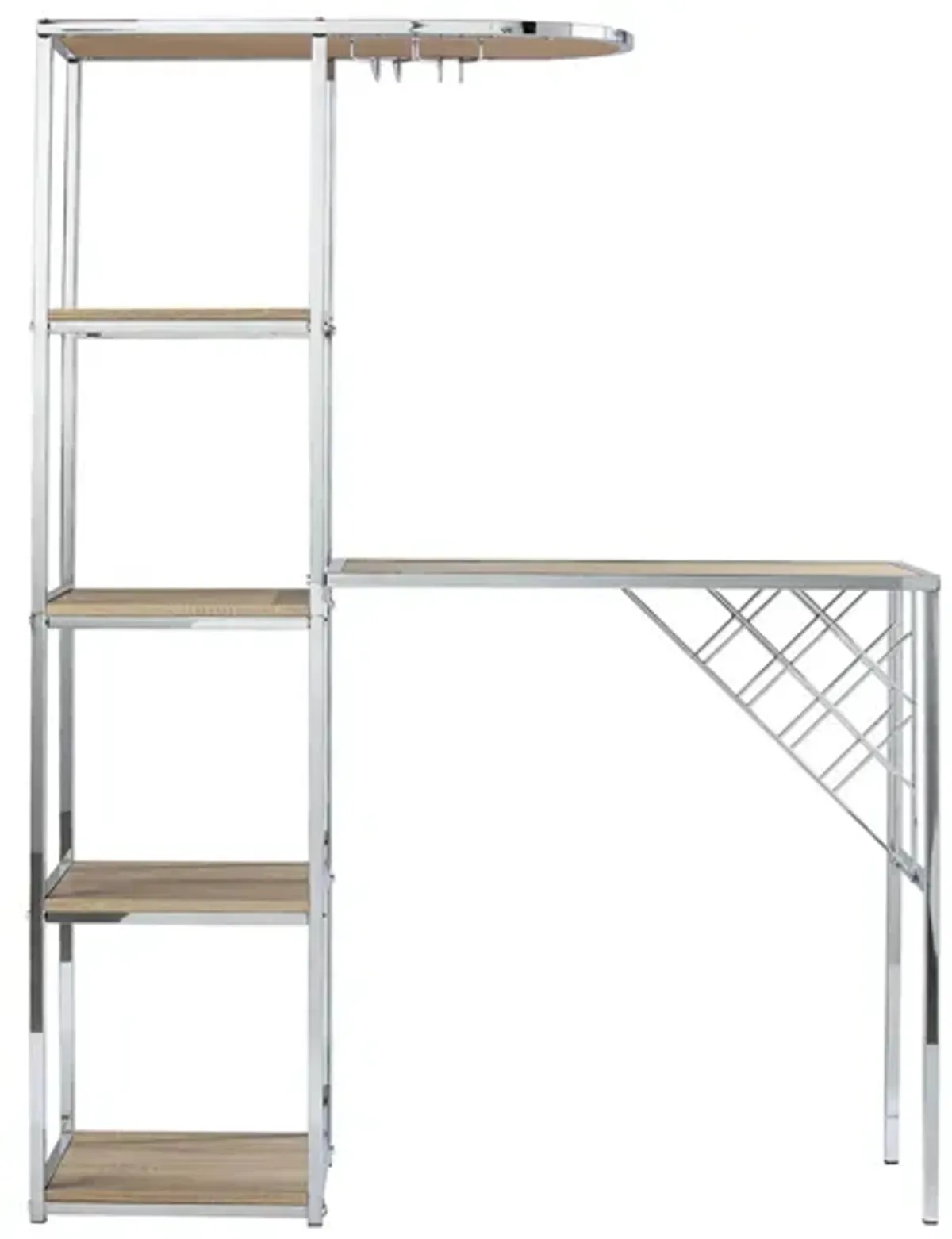 Davenport Bar Shelf Serving Table