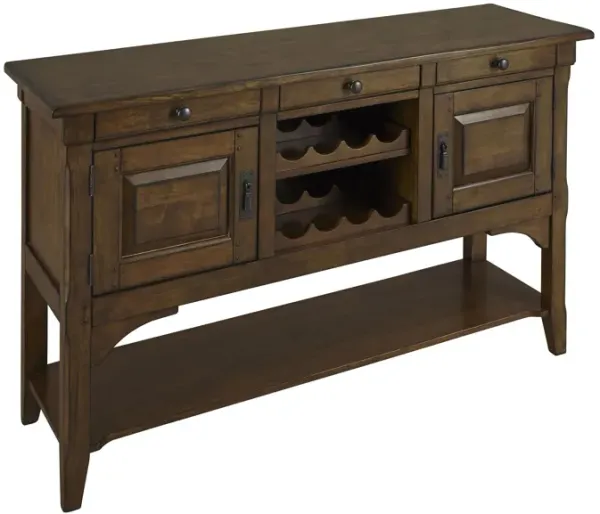 Ozark Server w/ Wine Storage