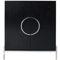 Southborough Bar Cabinet in Black by SEI Furniture