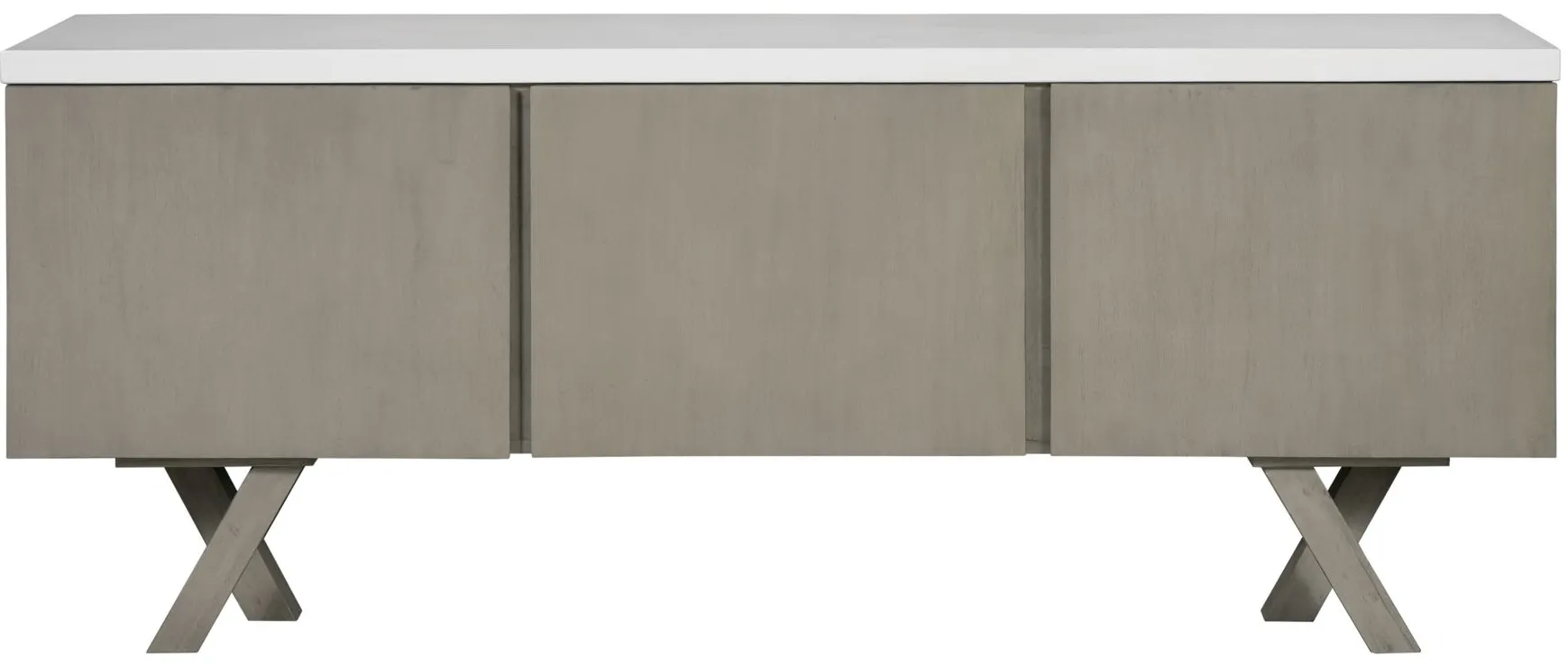 Mills Sideboard in Gray by Unique Furniture