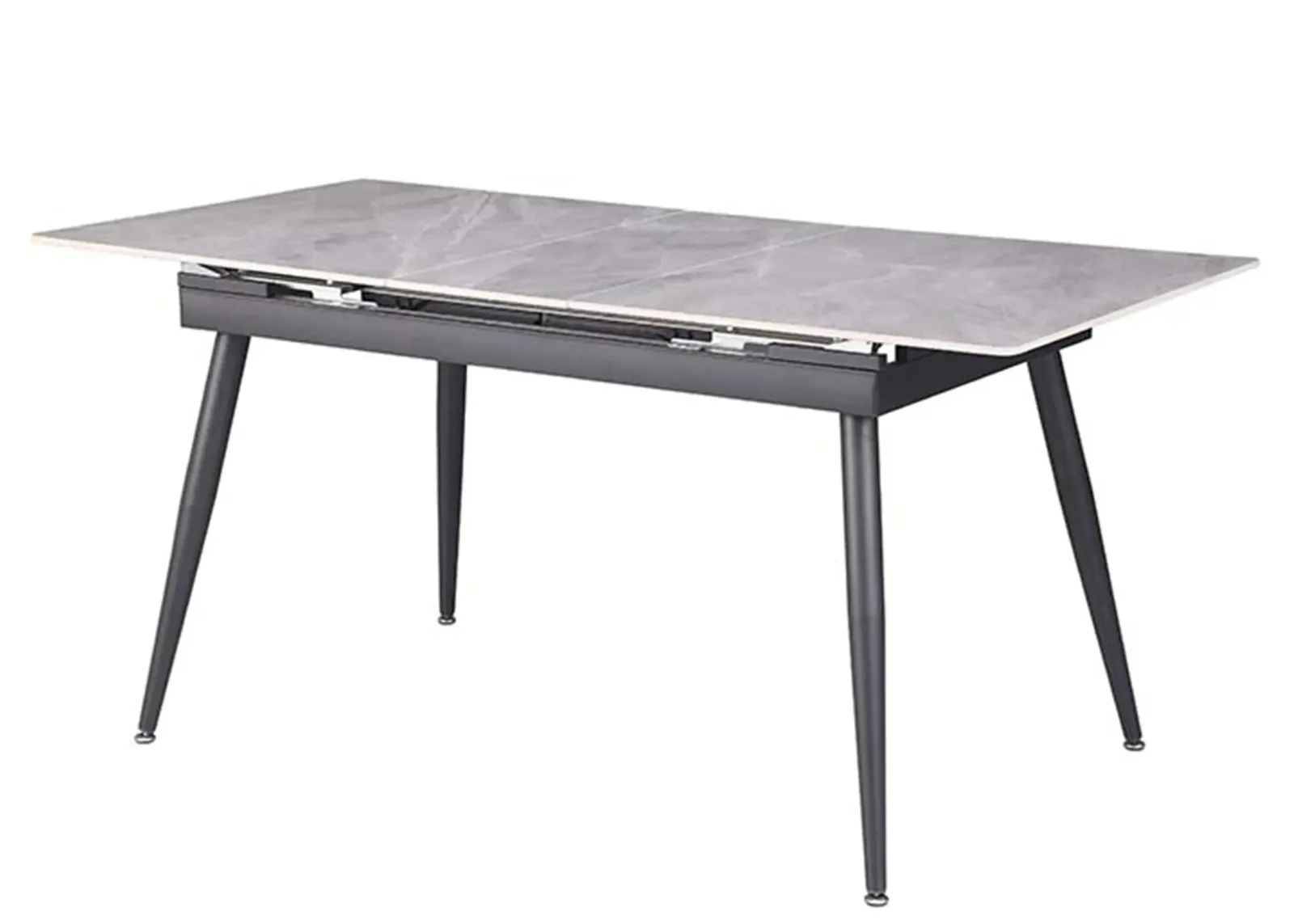 Judith Dining Table in Gloss Gray by Chintaly Imports